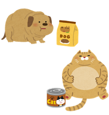 犬と猫の肥満